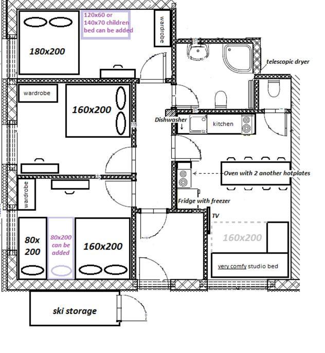 Apartmány Ski Lift Rokytnice nad Jizerou Habitación foto